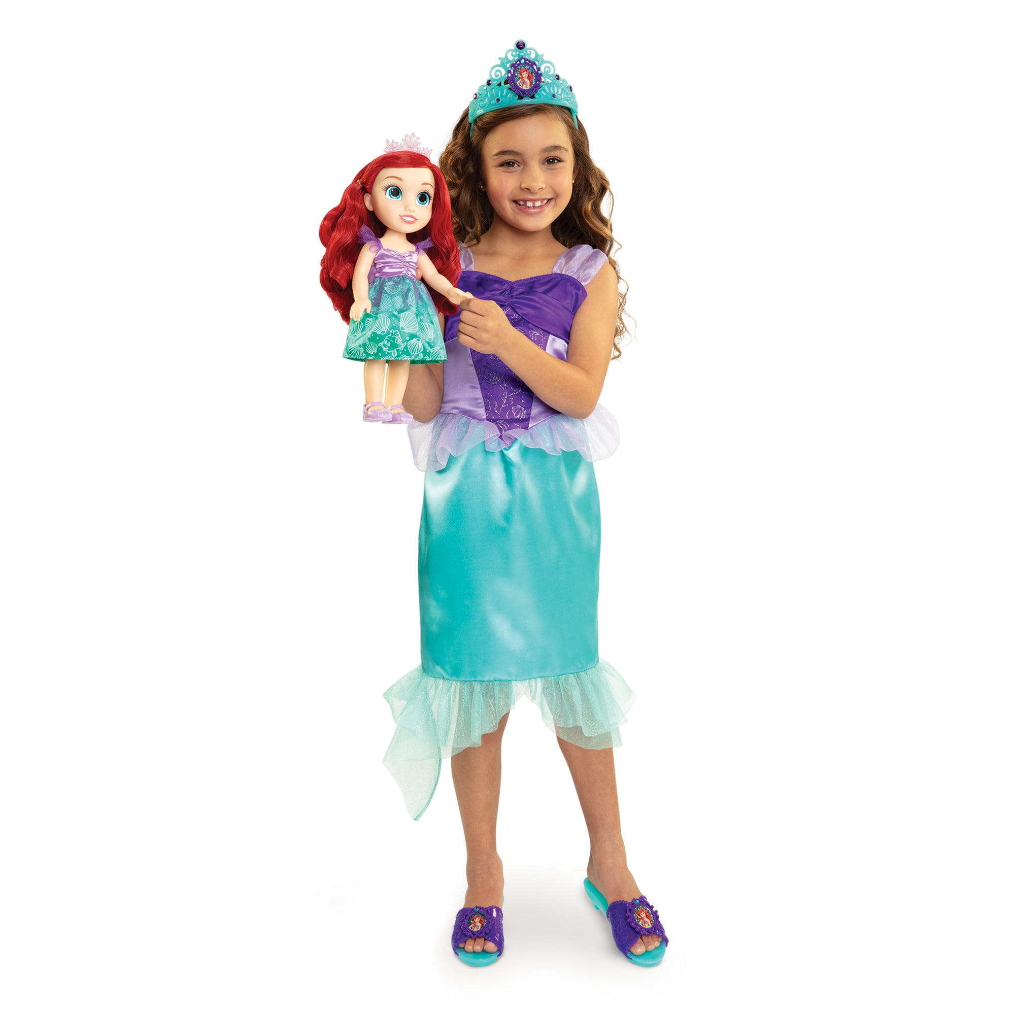 Disney Princess Ariel Toddler Doll with Child Size Dress and Accessories