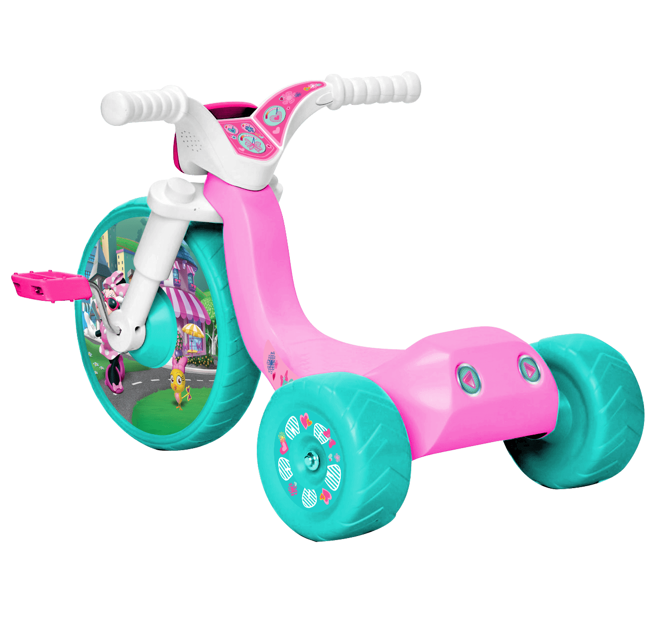 Minnie Mouse 10 inch Pink Fly Wheel Junior Tricycle with Sounds