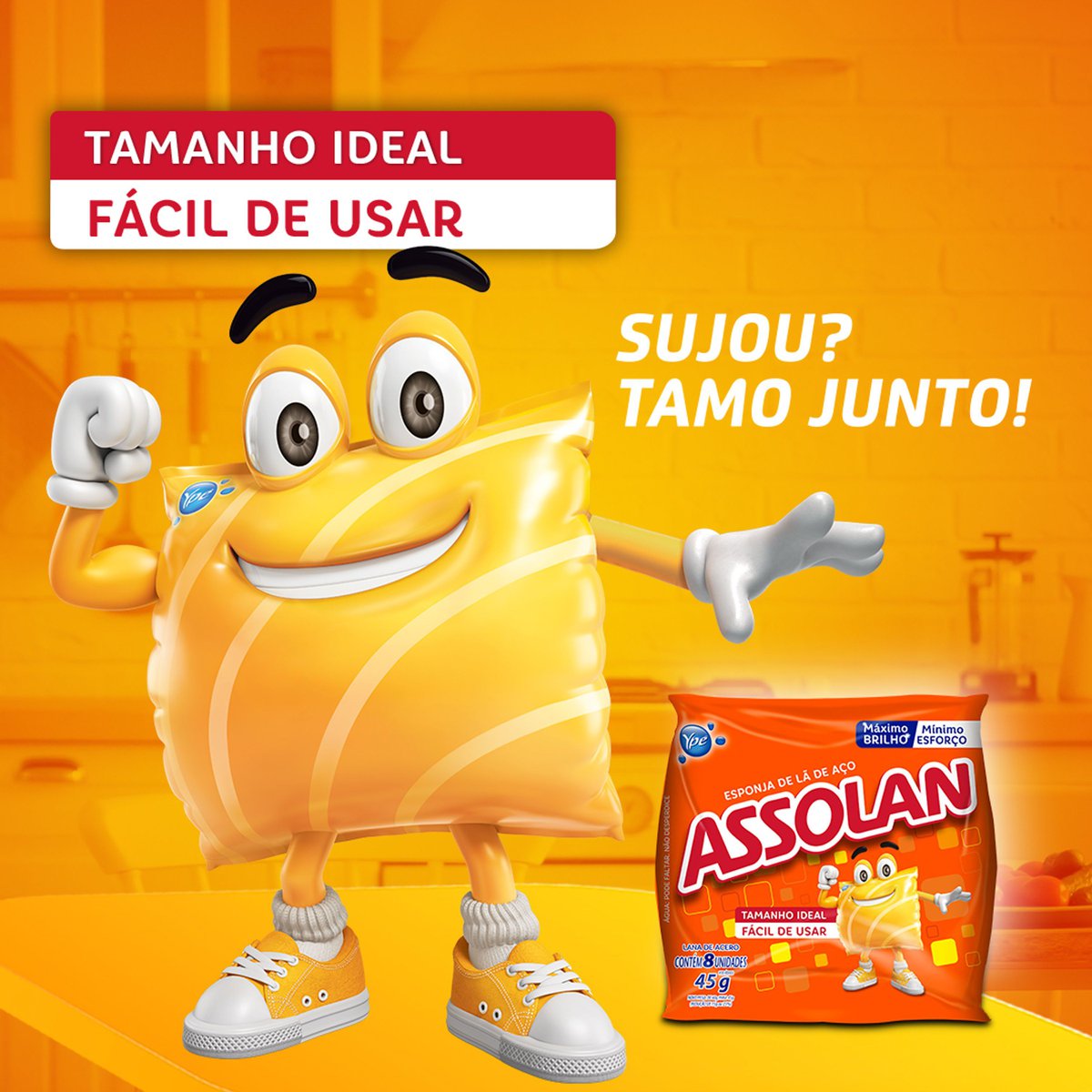 La de Aco Assolan com 8 unidades 45g