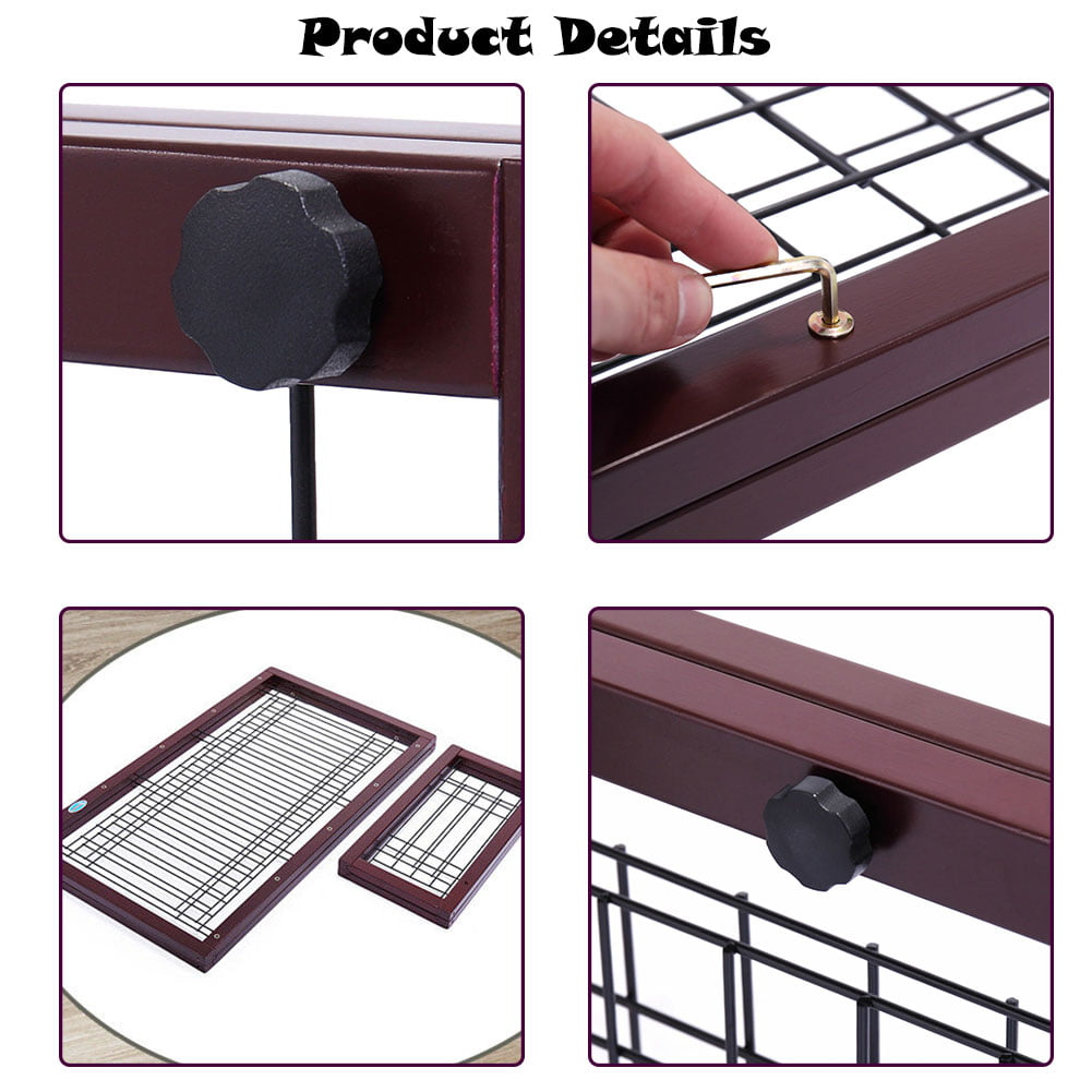 Adjustable Freestanding Pet Gate， 39.8