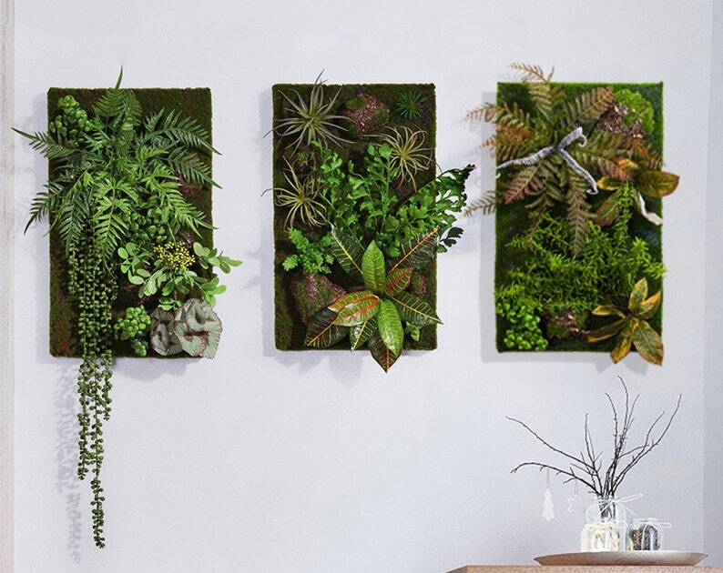 Artificial Plant Succulent Wall Art | Succulent Wall Art | Wall Decora