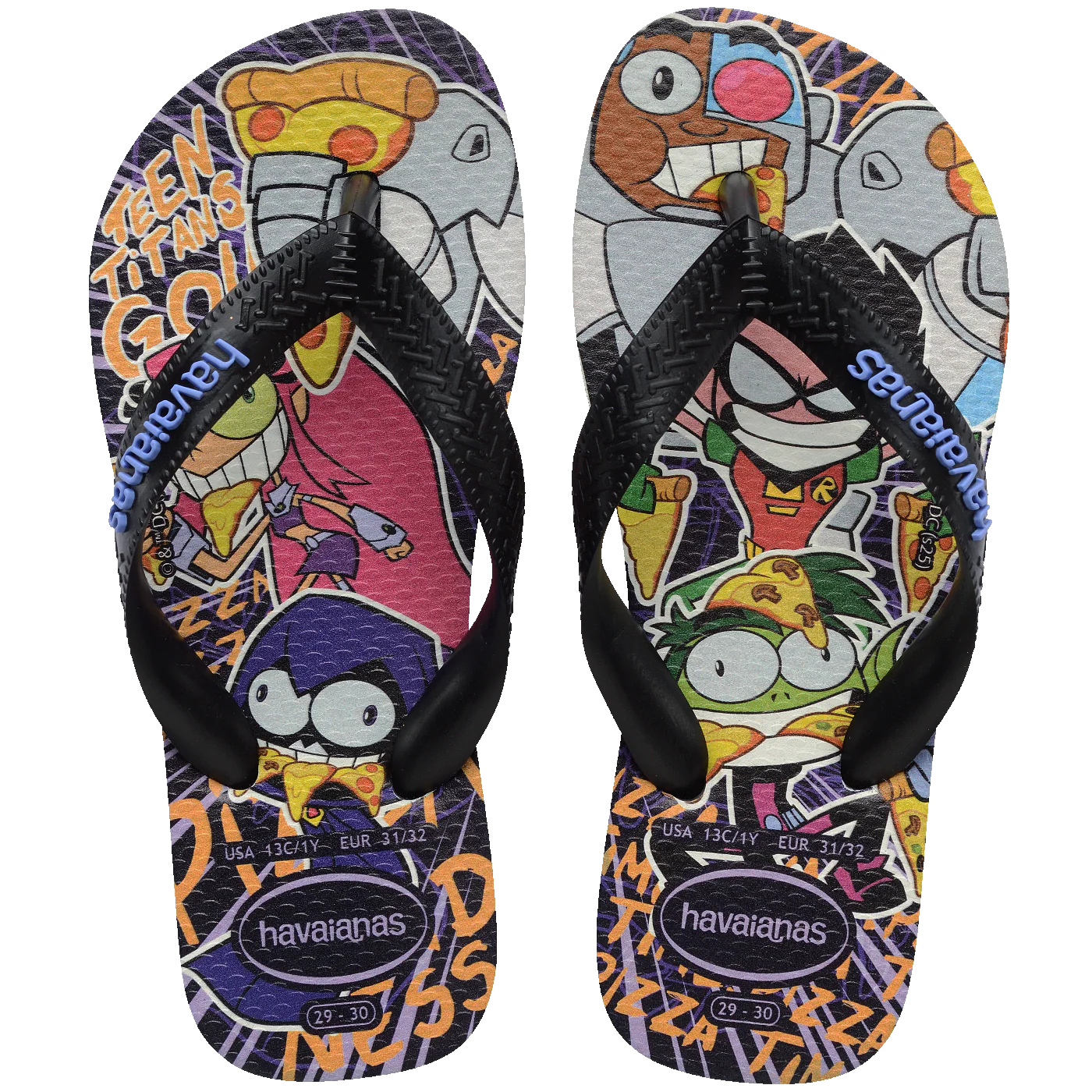 Chinelo Havaianas Infantil Warner Jovens Titãs