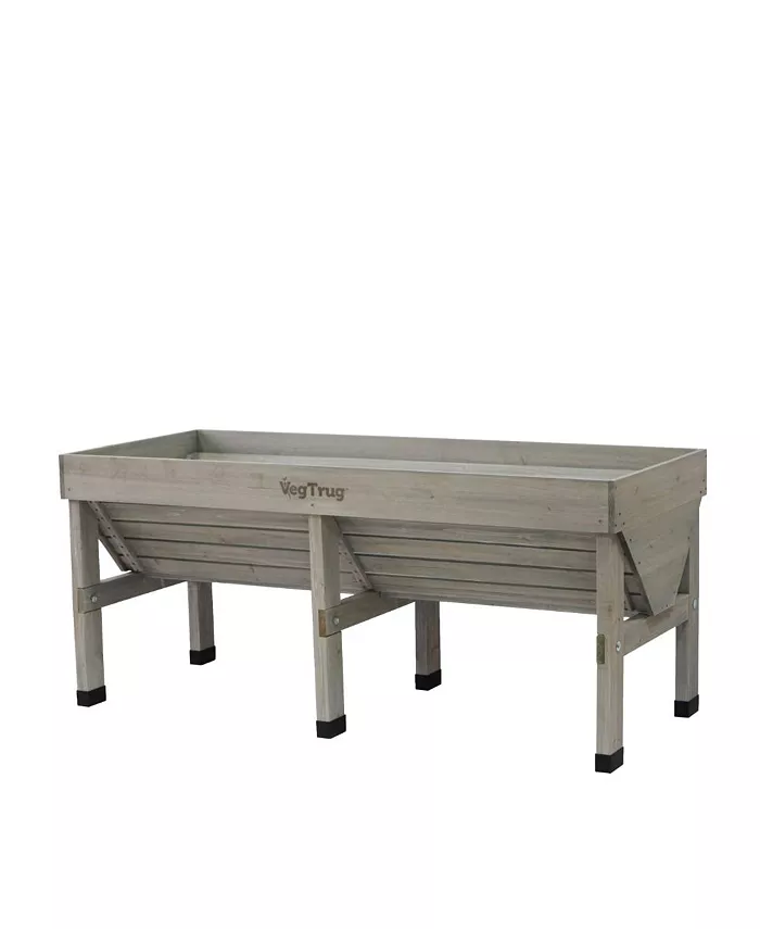 VegTrug Medium Classic Raised Bed Planter - Gray Wash (FSC 100%)