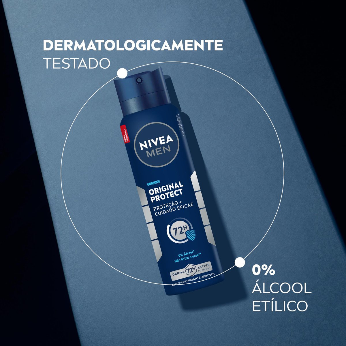 Desodorante Antitranspirante Aerossol NIVEA MEN Original Protect 150ml