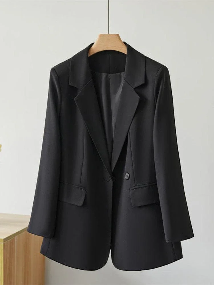 Novo Blazer Casual Chic Feminino - Elegância Minimalista Que Inspira!