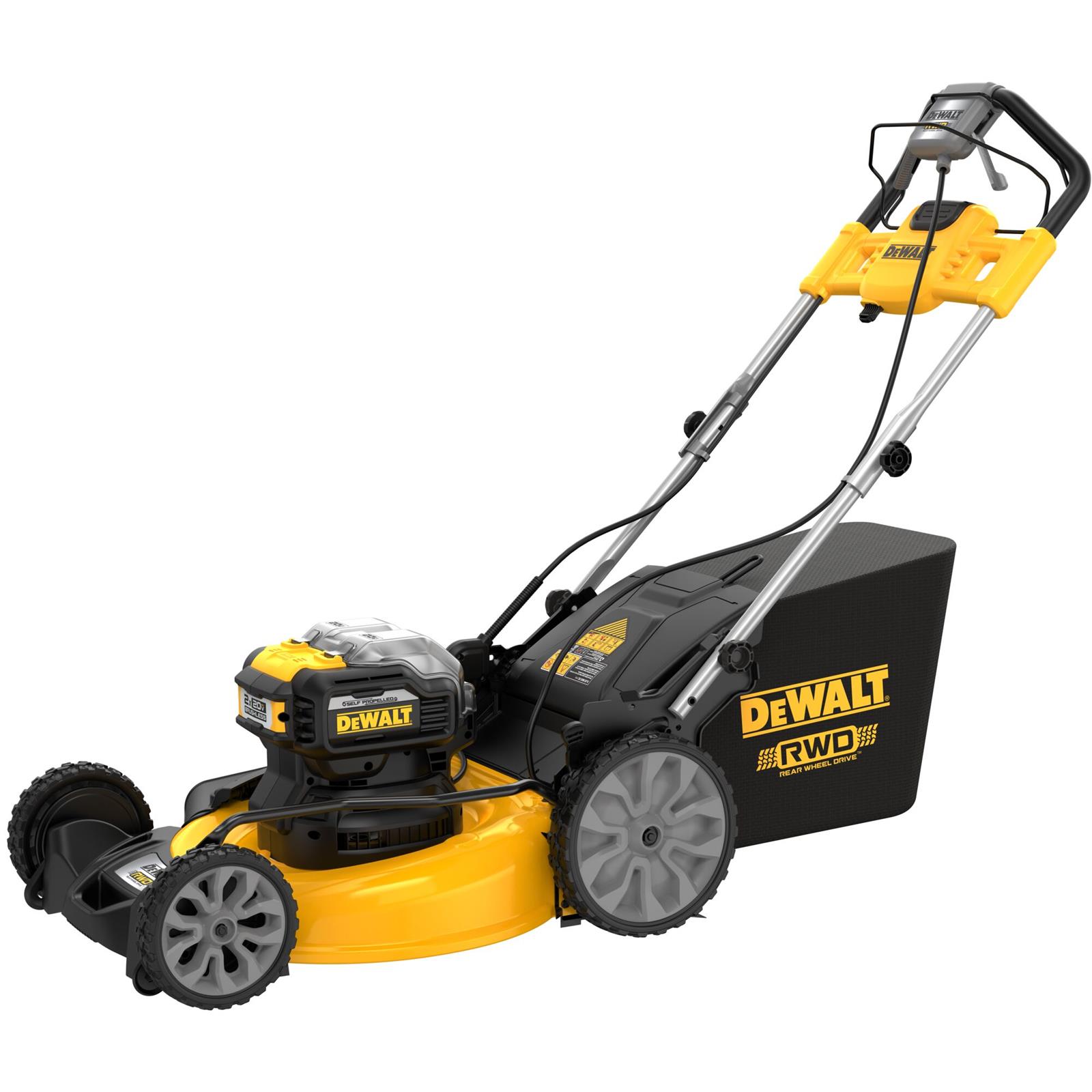 Dewalt DCMWSP255Y2 Dewalt 20 V MAX Brushless Cordless 21 1/2 in. Rear Wheel Drive Self-Propelled Mowers