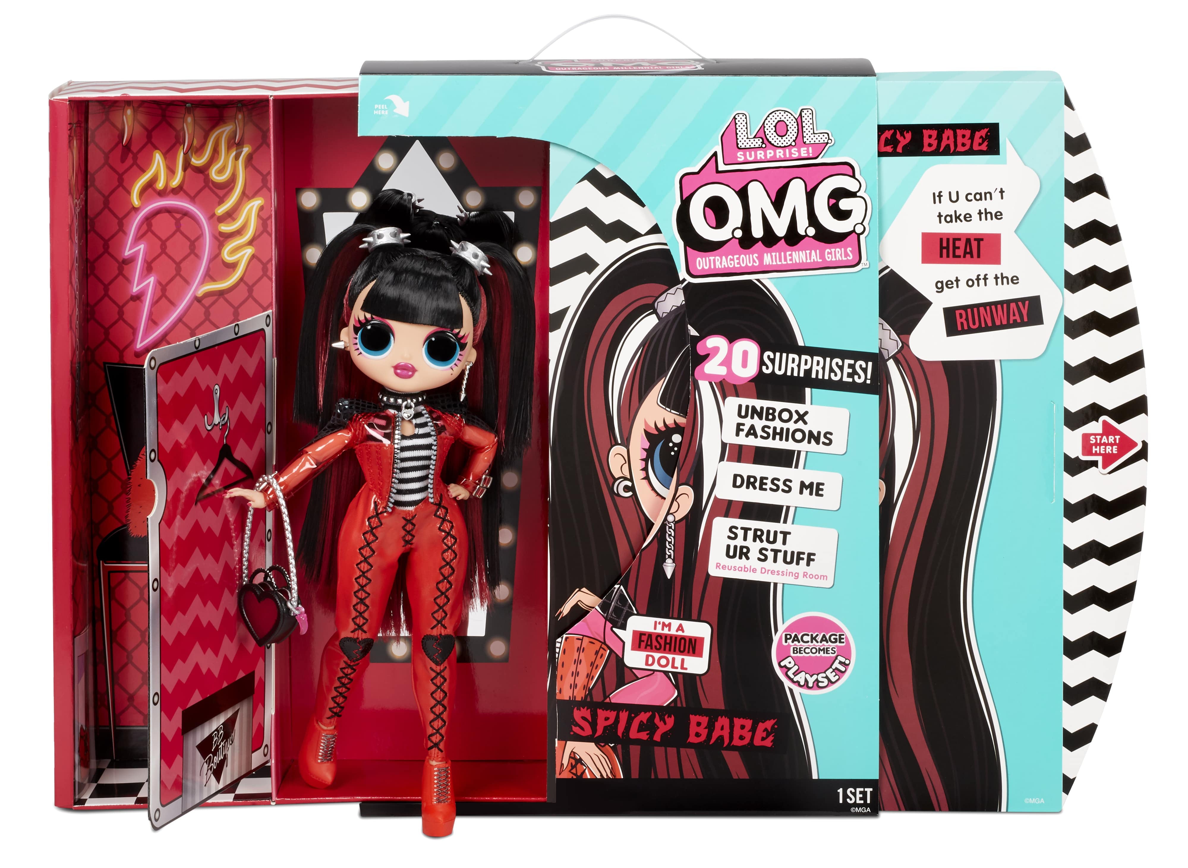 LOL Surprise OMG Spicy Babe Fashion Doll, Great Gift for Kids Ages 4 5 6+