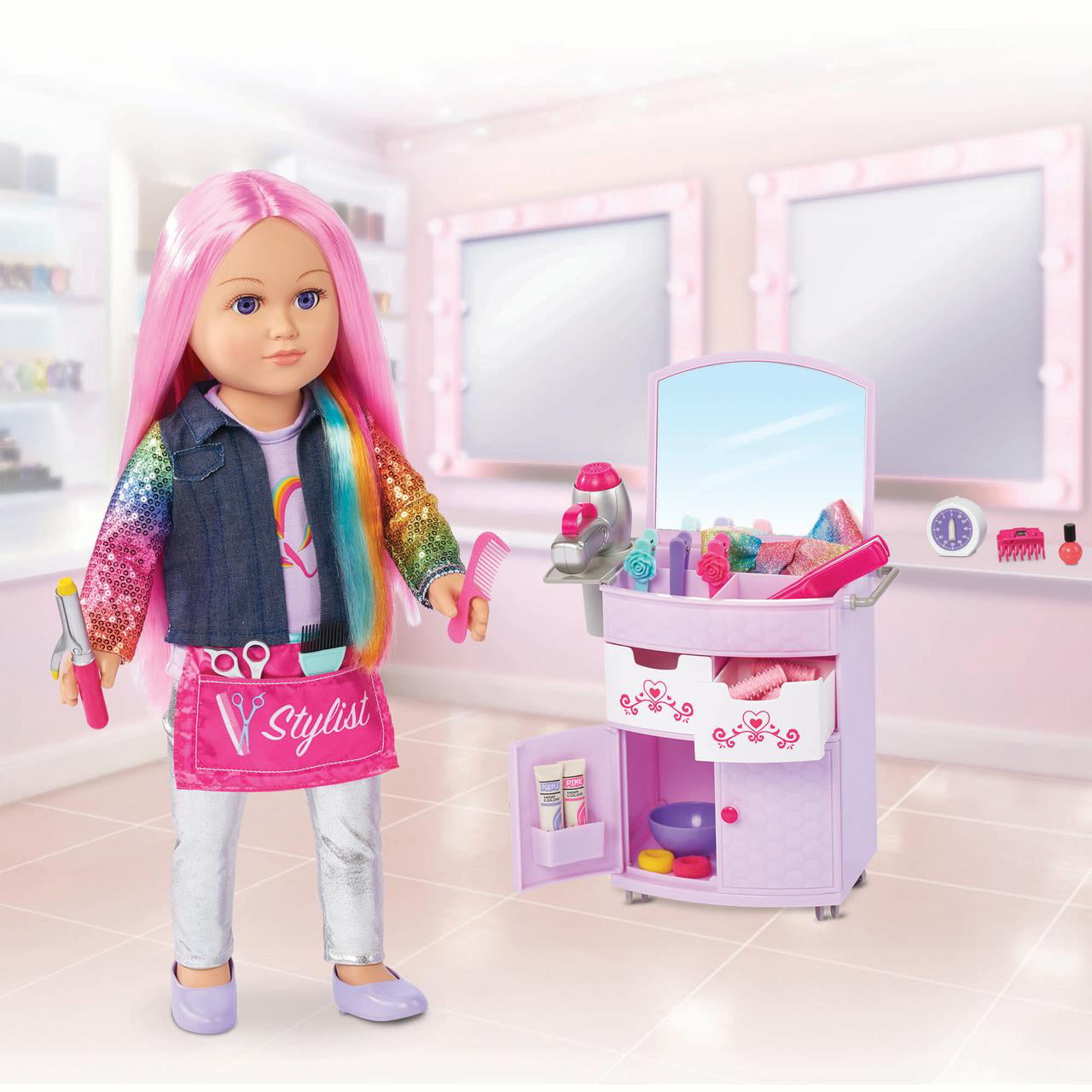 My Life As Hair Salon Play Set for 18 inch Dolls
