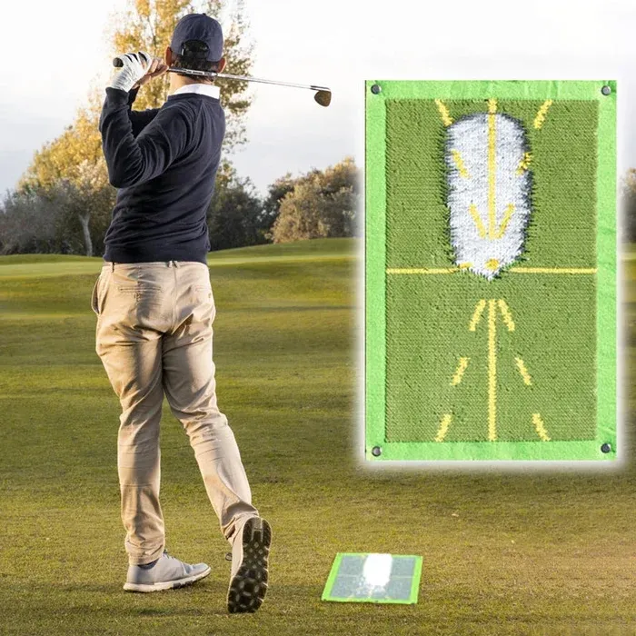 🔥Christmas Promotion🔥🔥Golf Training Mat for Swing Detection B
