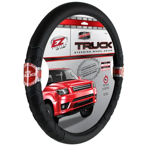 Custom Accessories Truck Tuff Heavy Duty Truck Sized Steering Wheel Cover