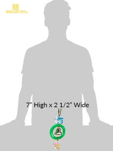 Bonka Bird Toys 1907 Ding-a-ling Bird Toy.