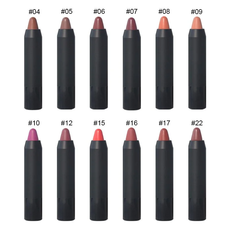 Creamy Matte LipLiner Full Coverage High Pigment Lipstick Pencil