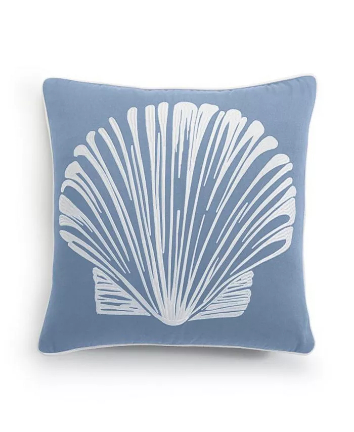 Charter Club Sea Shells Decorative Pillow， 18