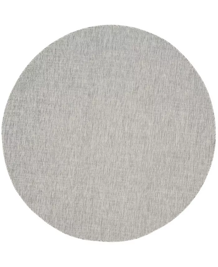 Safavieh Courtyard Gray and Turquoise 6'7