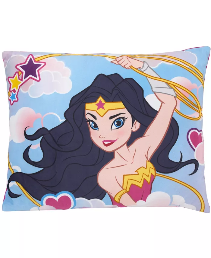 Macy's Wonder Woman Clouds and Hearts Plush Decorative Pillow， 12