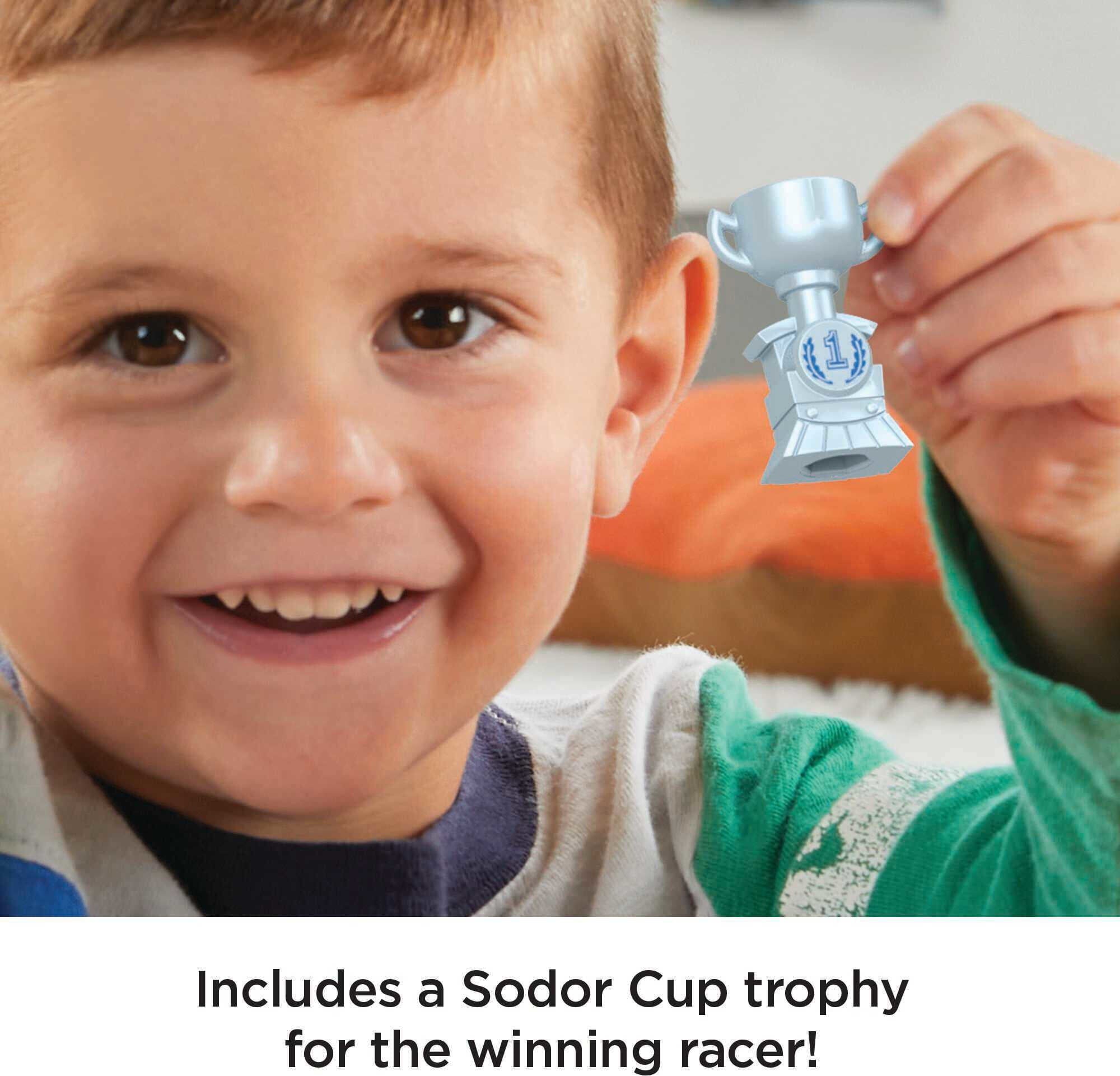 Thomas and Friends Sodor Cup Racers 9-Pack of Diecast Push-Along Toy Train Engines Ages 3+Y