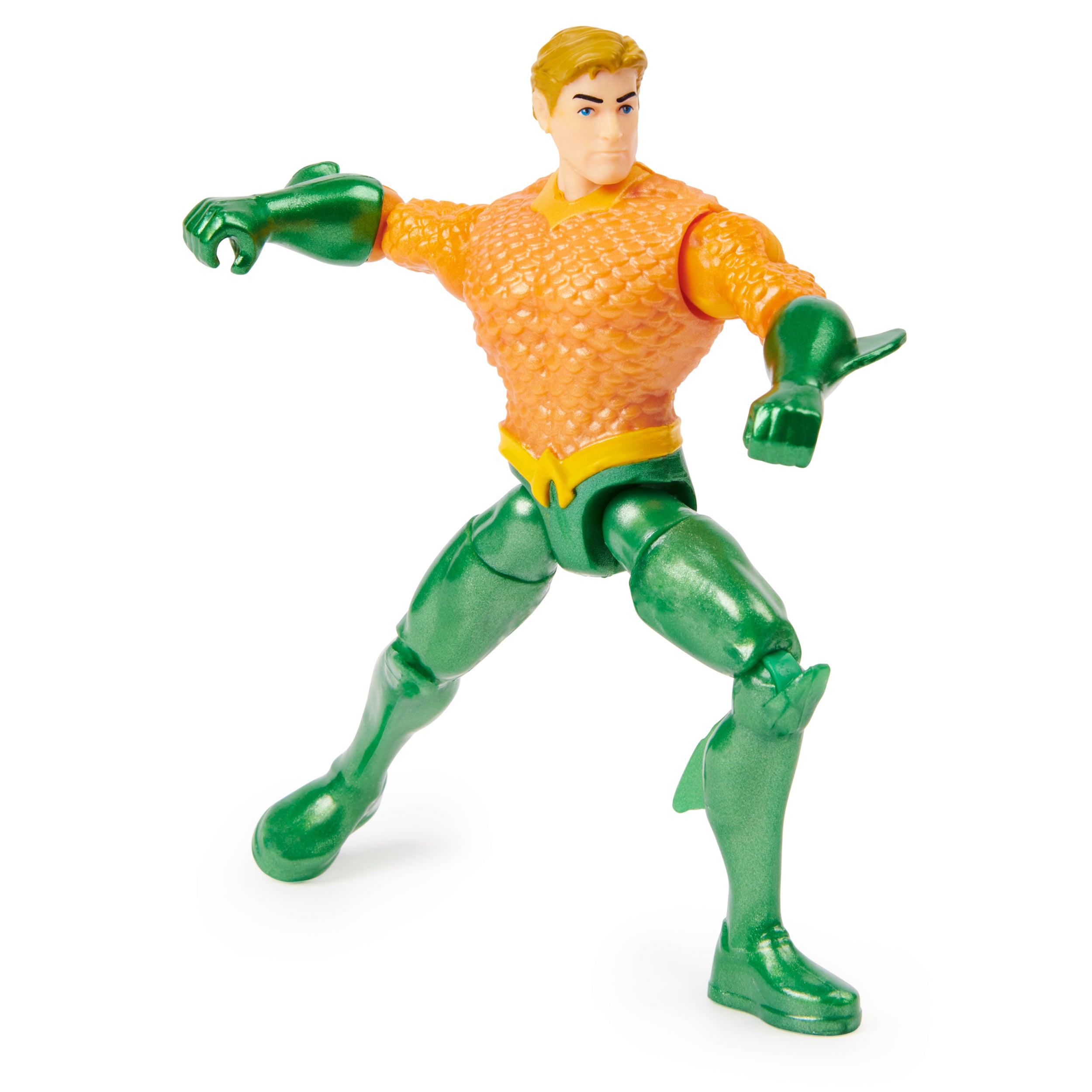 DC Comics 4-inch AQUAMAN Action Figure with 3 Mystery Accessories， Adventure 2