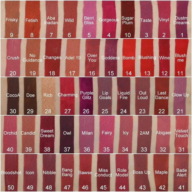 135 Shades Custom Long Lasting Liquid Lipstick