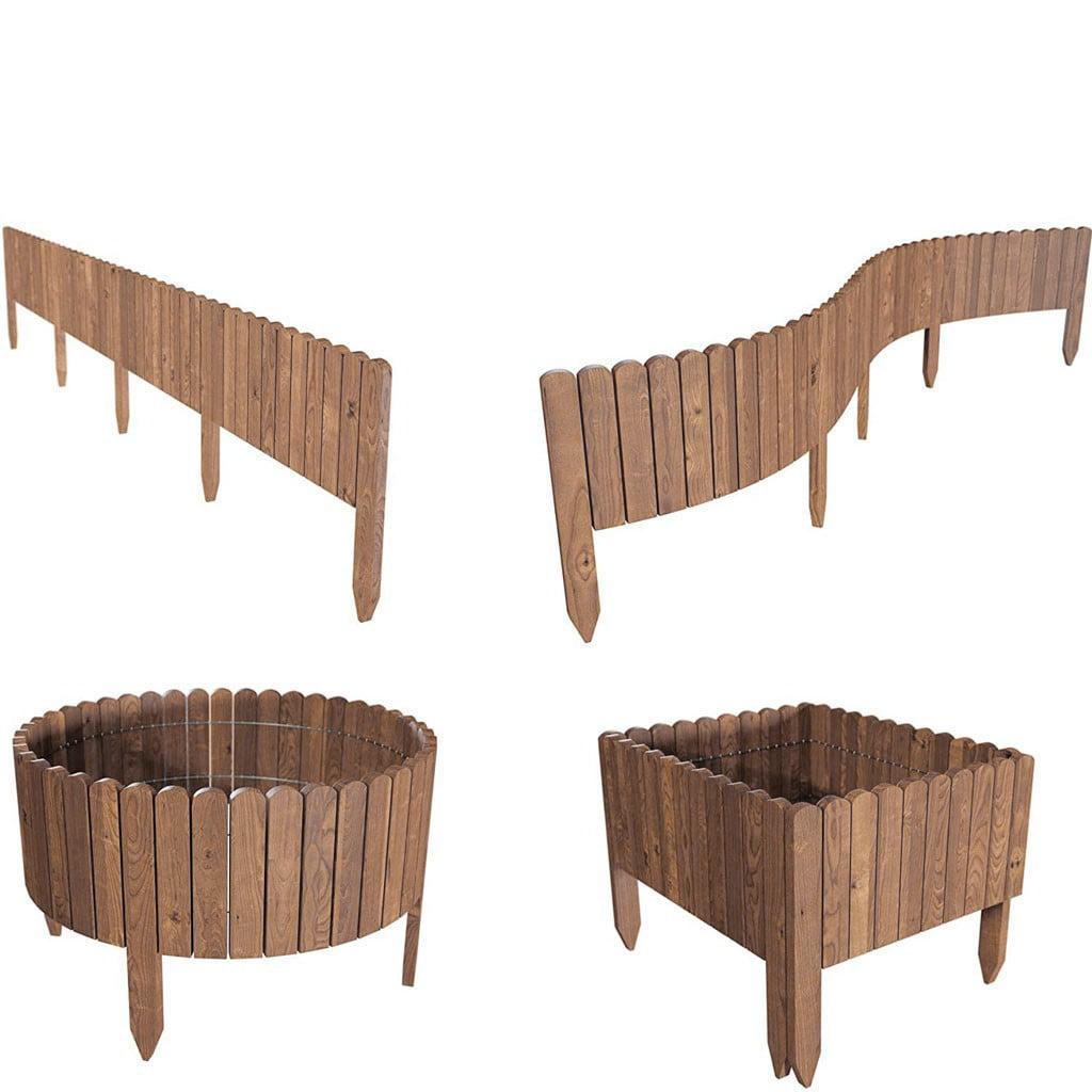 Toyfunny Log Roll Border as Easy Plug-in Fence