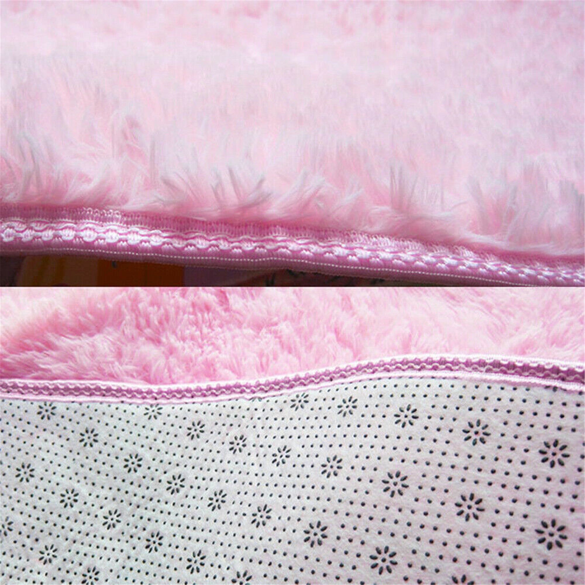 Pink Rug for Play Tent Kids Princess House Fairy Girls Castle Playhouse