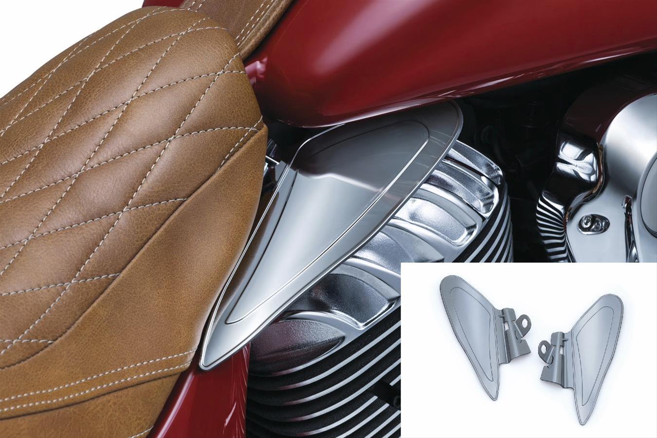 Kuryakyn 7181 Kuryakyn Saddle Shields Heat Deflectors
