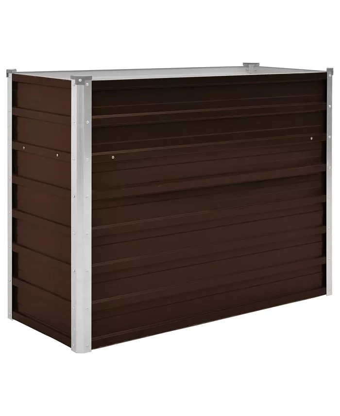 vidaXL Garden Raised Bed Brown 39.4