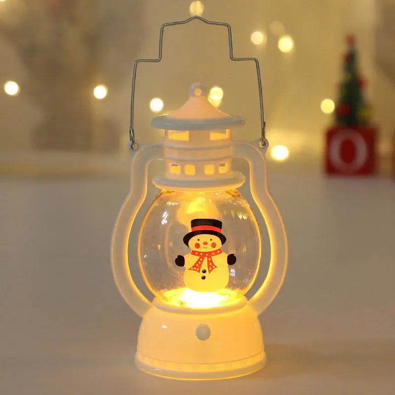 Christmas Decoration Lantern Portable Led Small Oil Lamp