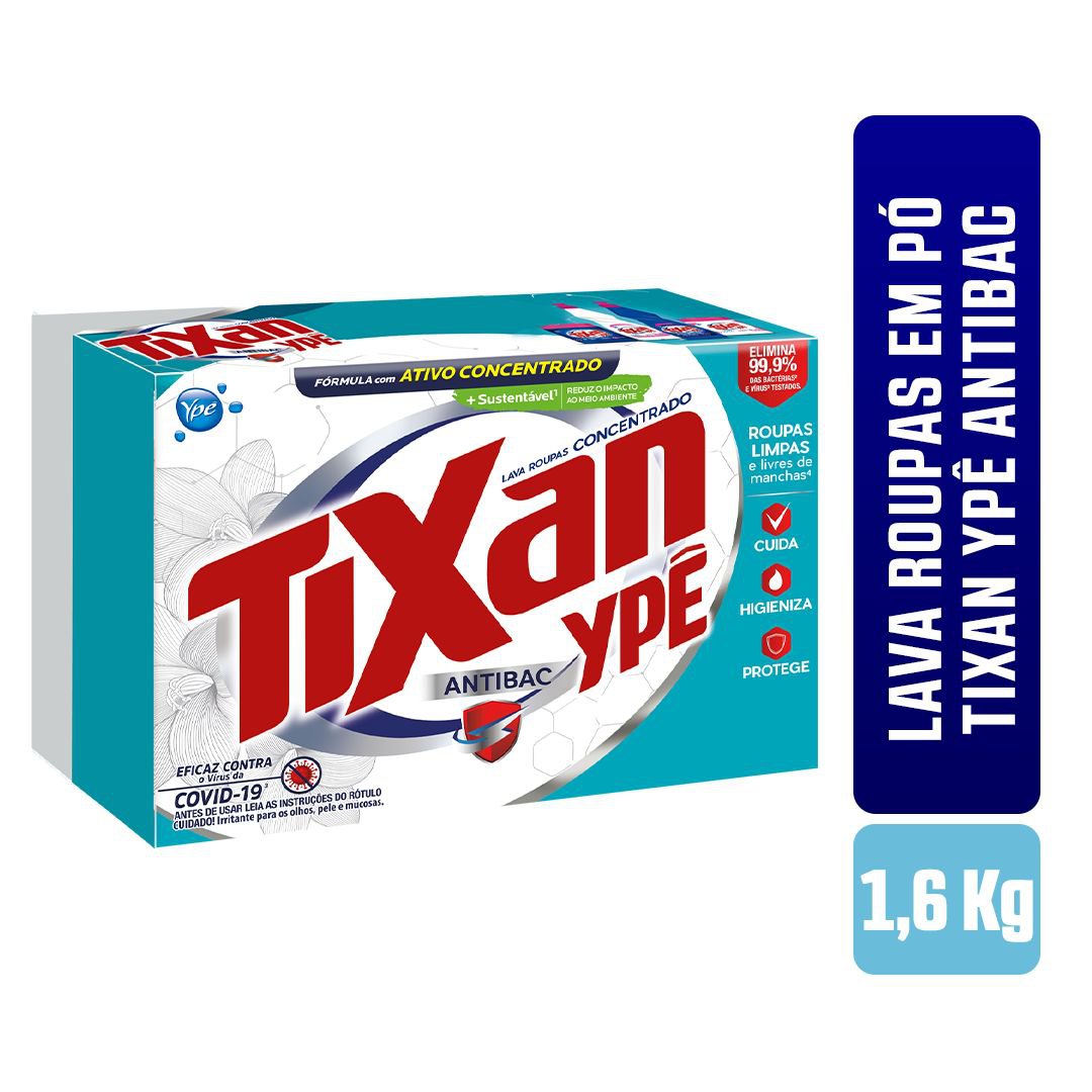 Sabao em Po Tixan Ype Antibac 1,6Kg