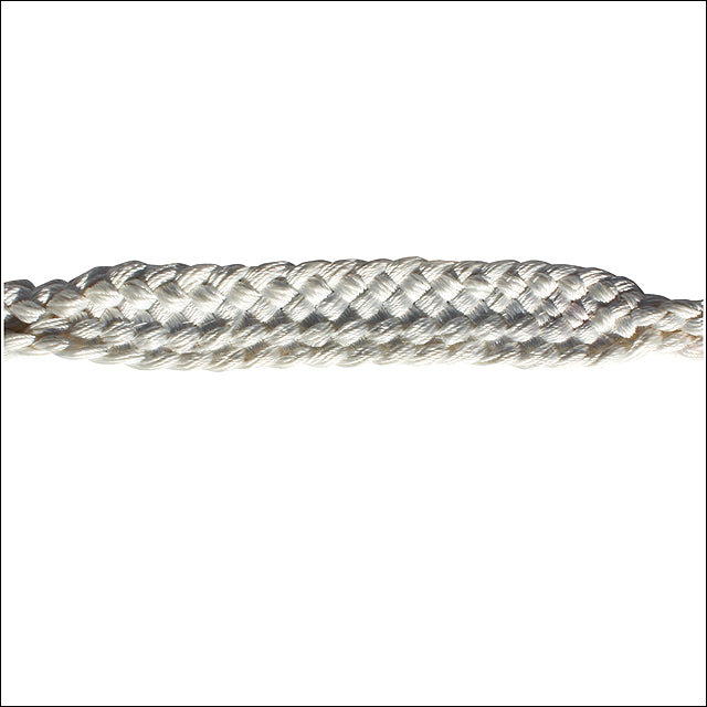 16PC Professional Choice Cowboy Braided Noseband Horse Rope Halter White