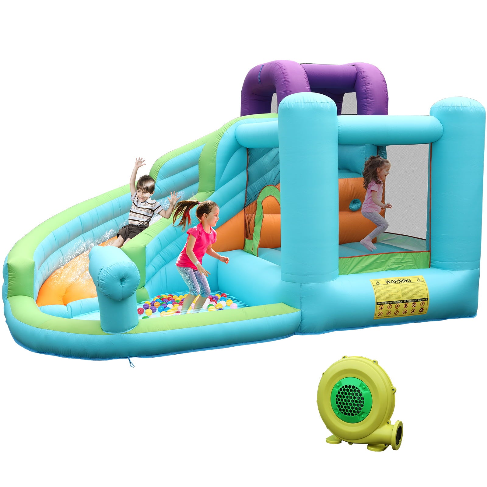 HEMBOR Kids Inflatable Bouncer Water Park Bounce House with Blower