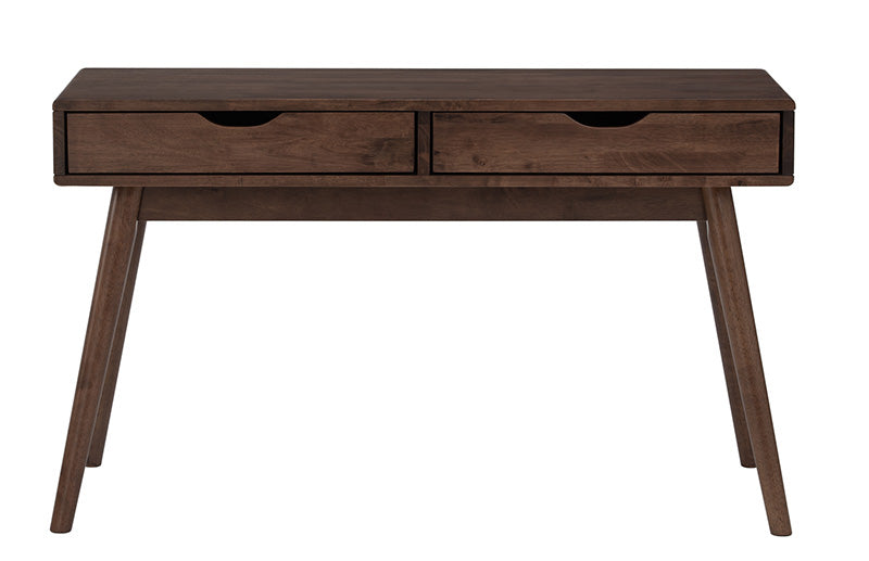 LAMAR Console Table with 2 Drawers 122cm - Walnut