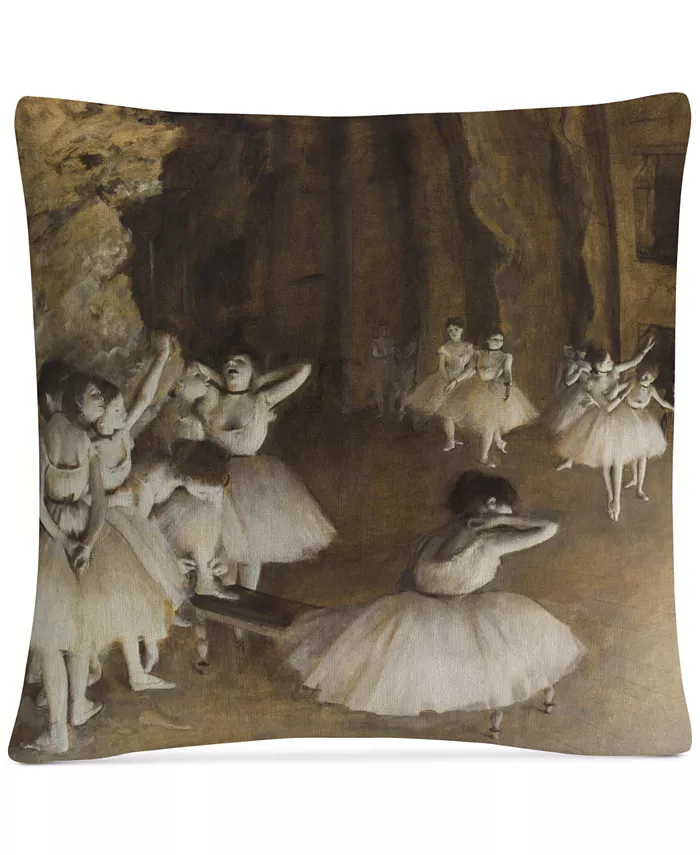 Baldwin Edgar Degas 1874 Ballet Rehersal Decorative Pillow， 16