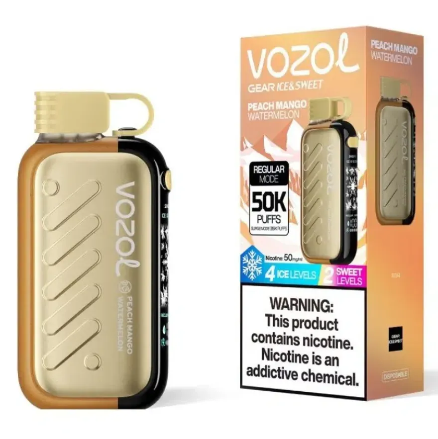 🧊 VOZOL GEAR ICE&SWEET 50000 Puffs – 10-Pack Disposable Vape with Ice & Sweet Control