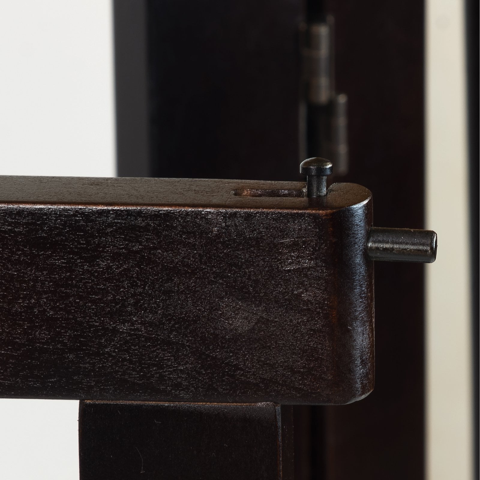 Casual Home Configurable Freestanding Pet Gate with Walk Through Door - Espresso