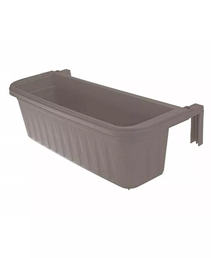 Apollo Exports AP30218DW Adjustable Railing Planter Driftwood 24 Inch