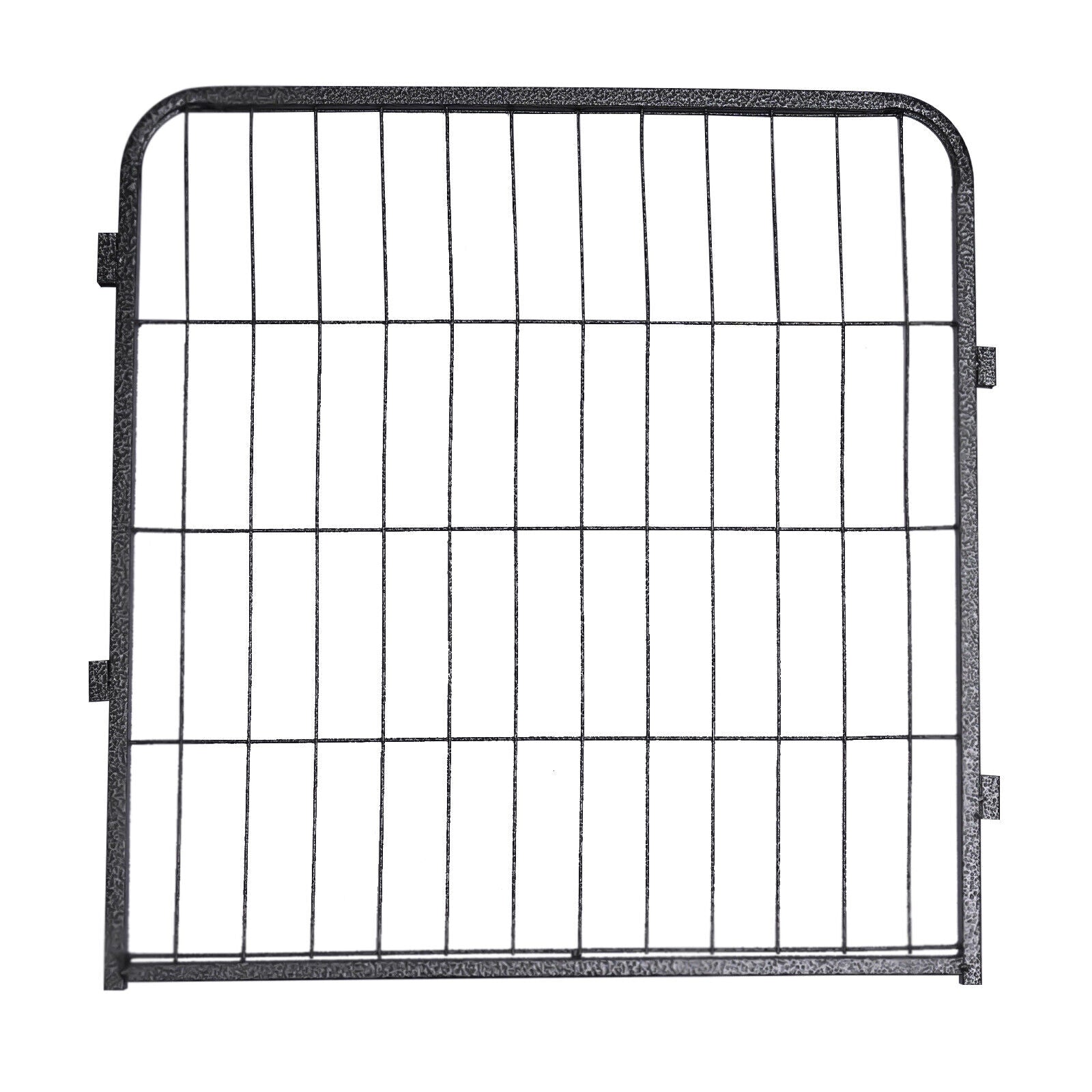 FETCOI 12Pcs Dog Playpen Panels Pet Playpen Puppy Dog Iron Fences Gate Playpen Black