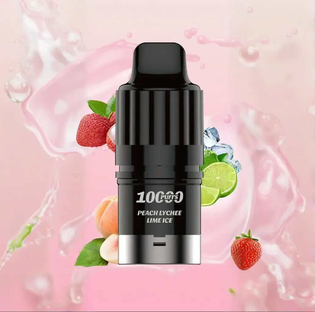 IGET Bar Plus S3 10000 | Peach Lychee Lime Ice: 10000 Puffs, Refillable Joy