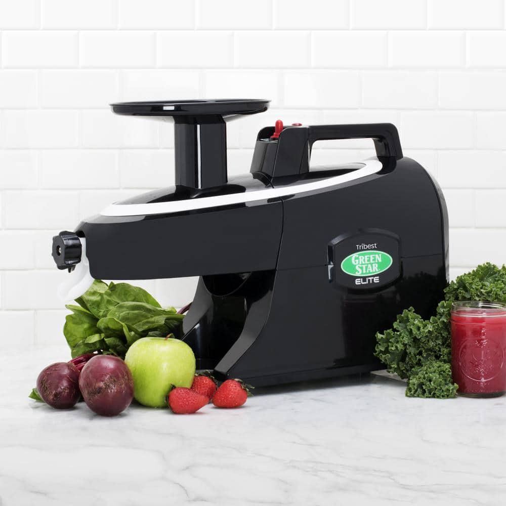 Tribest Greenstar Elite 24 fl oz Jumbo Twin Gear Black Masticating Juicer