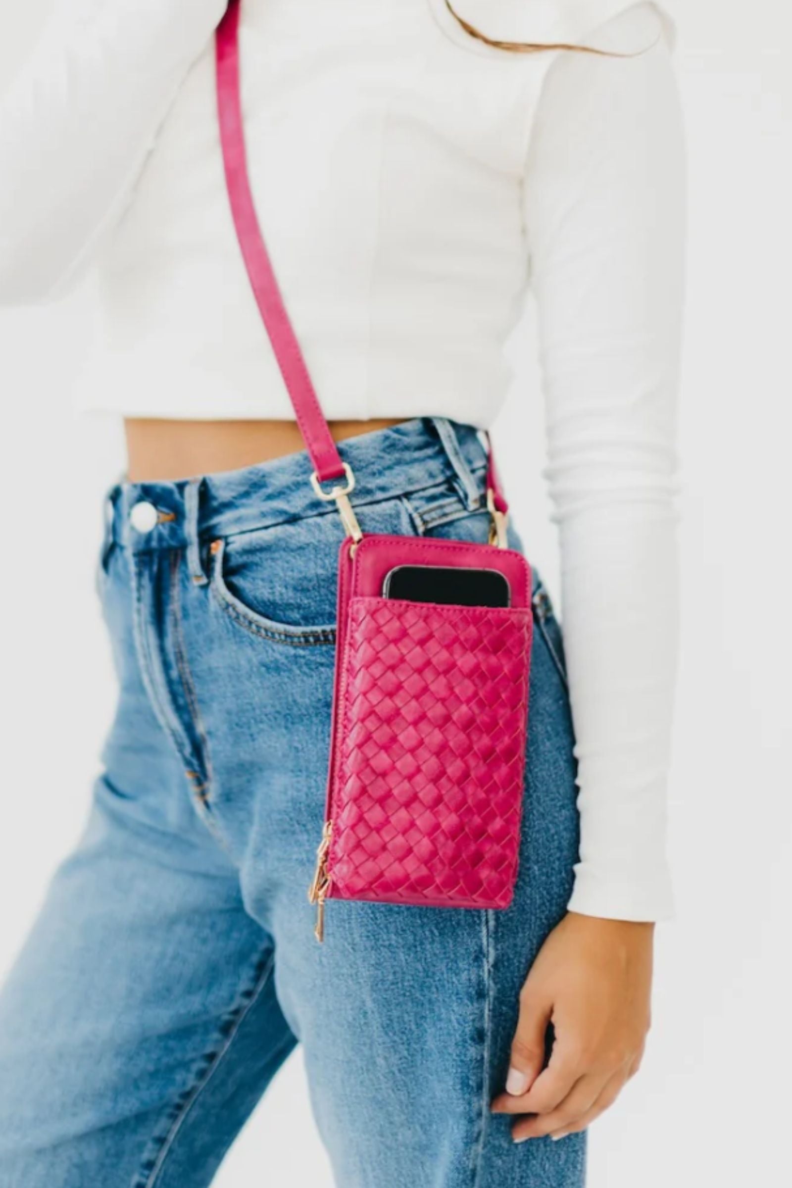 PRE-ORDER Woven Double Duty Phone Bag shipping apx 4/30