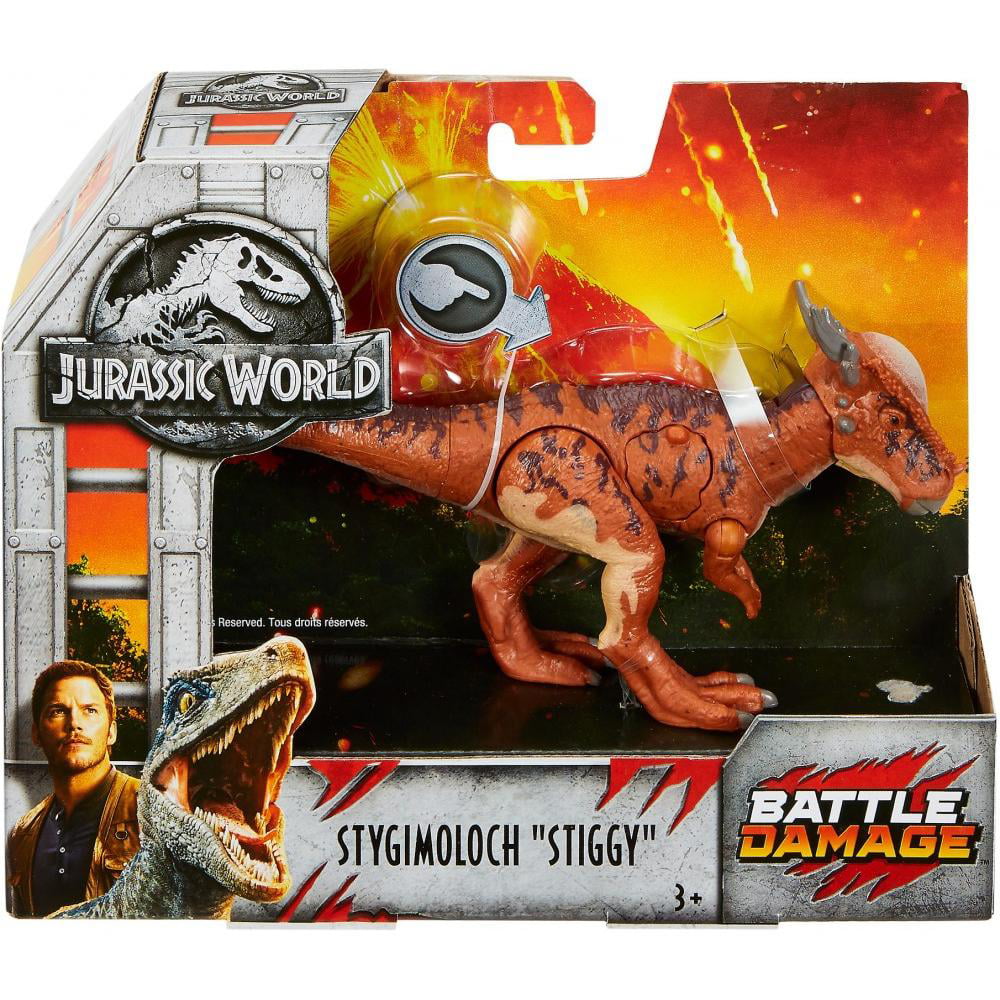Jurassic World Battle Damage Stygimoloch 