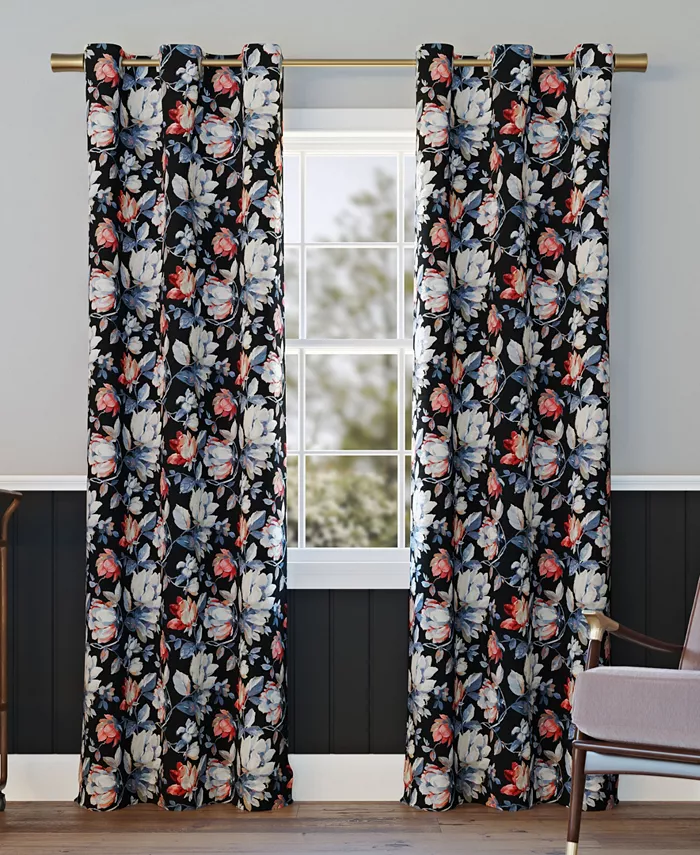 Sun Zero Irma Grommet Single Curtain Panel， 40