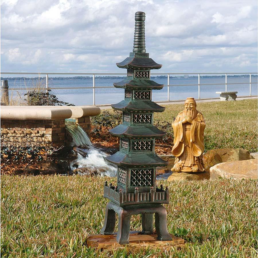 Asian Garden Pagoda Sculpture Statue