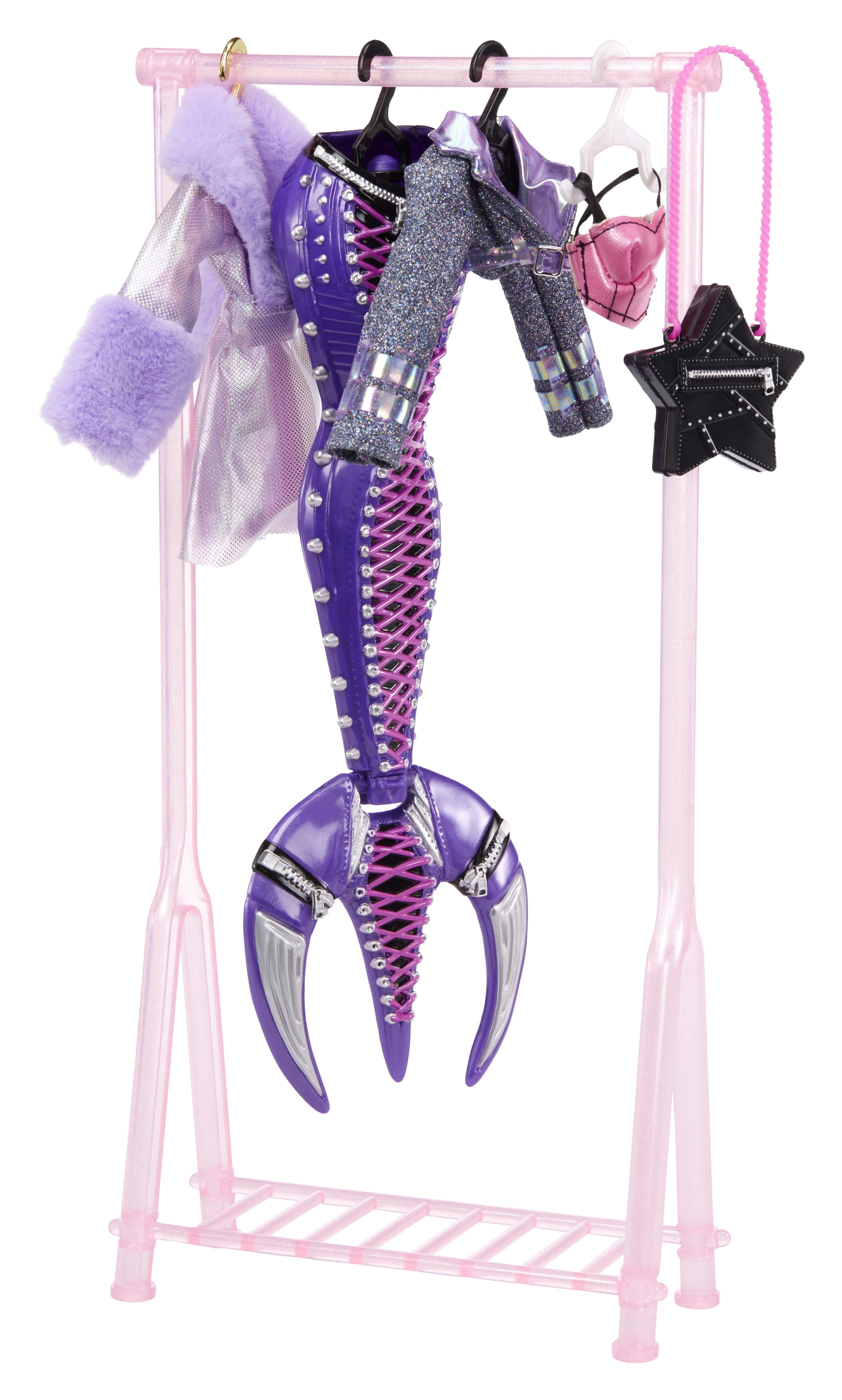 Mermaze Mermaidz Fashion Fins Morra Customizable Fashion Doll with Mix & Match Tails, Color Change Fin and Makeup, Surprise Hair Color