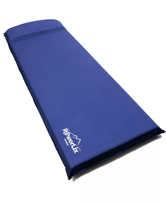 Powerlix Sleeping Pad Self-Inflating Foam Pad - Insulated 3 inches Ultrathick Mattress for Camping