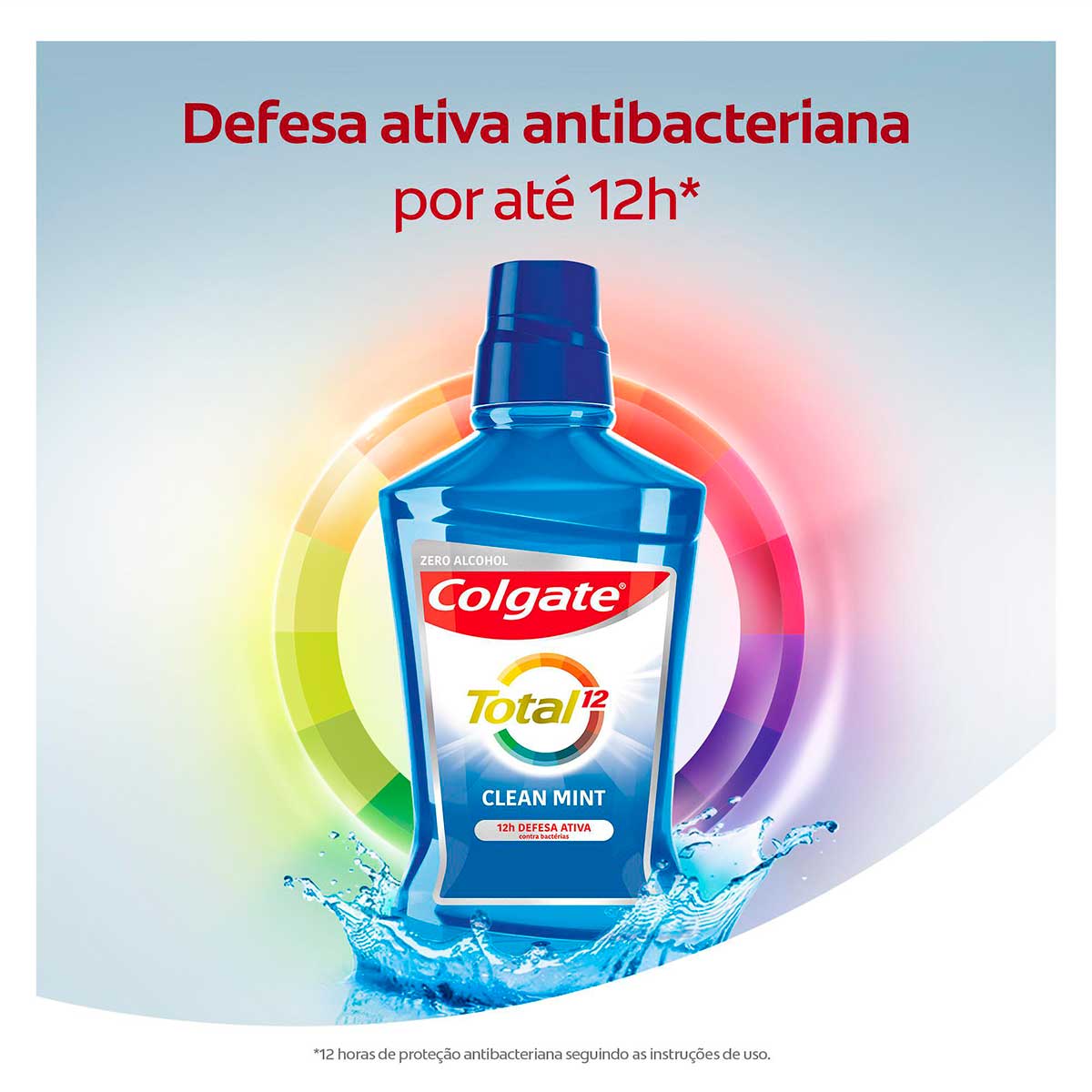 Enxaguante Bucal Colgate Total 12 Clean Mint 500ml