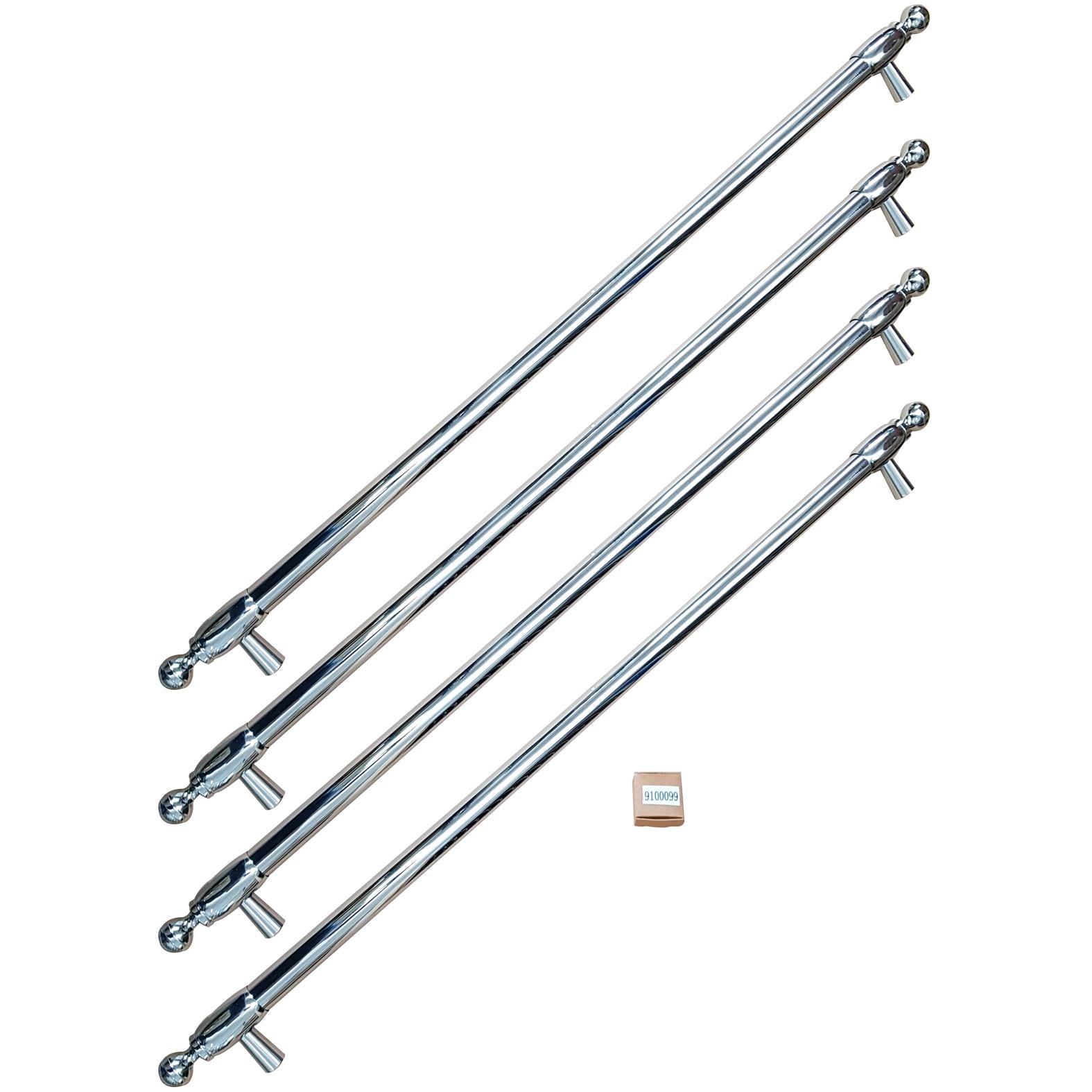 Bertazzoni Handle Kit for 36 French Door Refrigerator HK36HERFDX