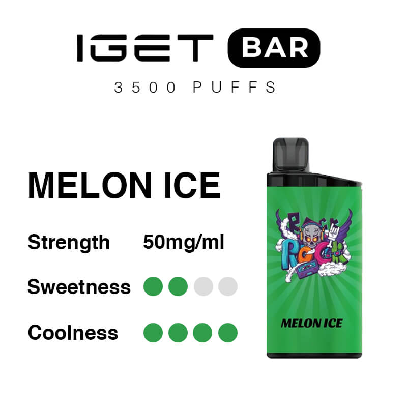 IGET Bar - Melon Ice (3500 Puffs)