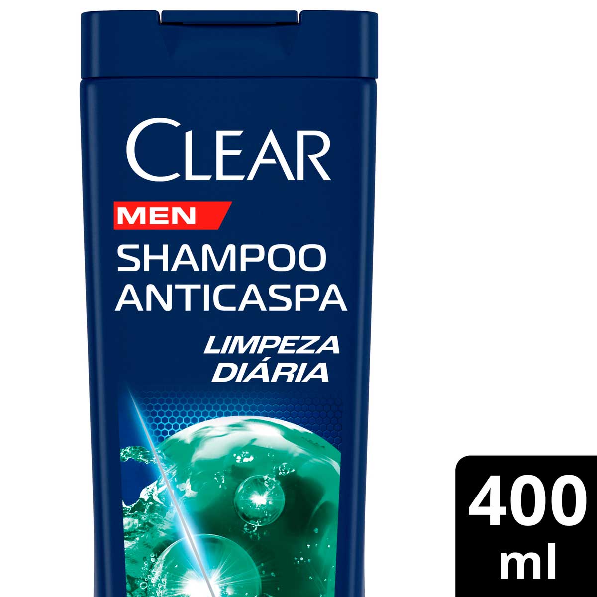 Shampoo Anticaspa Clear Men Limpeza Diaria 2 em 1 400ml