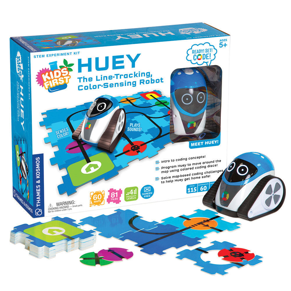 Huey: The Line-Tracking， Color-Sensing Robot (Not for Sale in Canada) (Other)