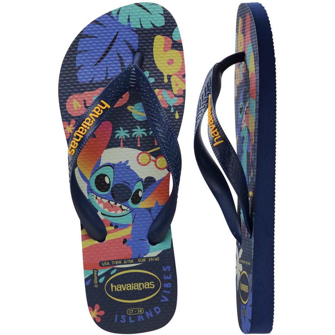 Chinelo Havaianas Top Disney Clássicos Stitch Azul